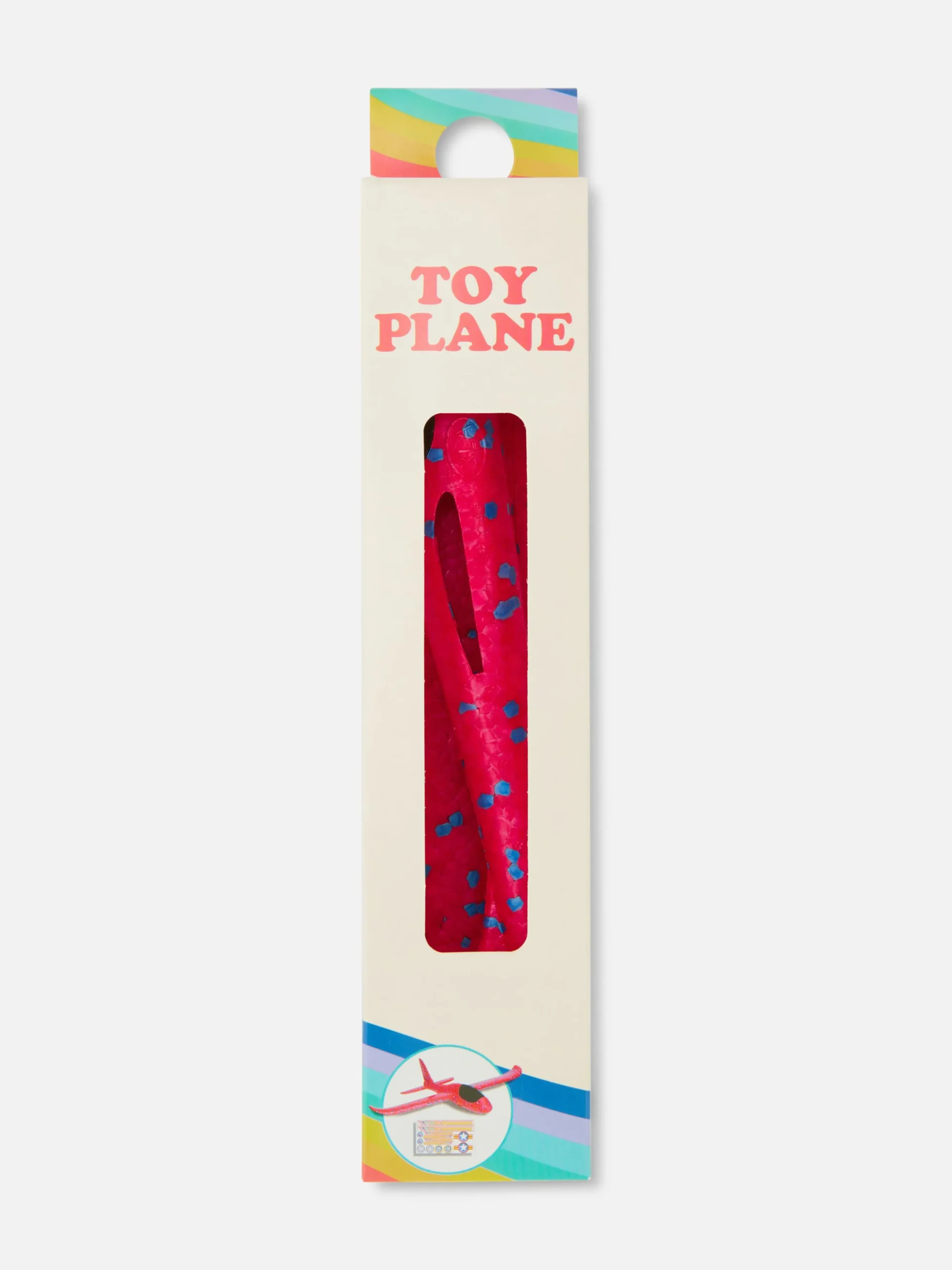 Spielzeugflugzeug Und Aufkleber Im Set