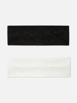 Spitzenhaarbänder, 2er-Pack