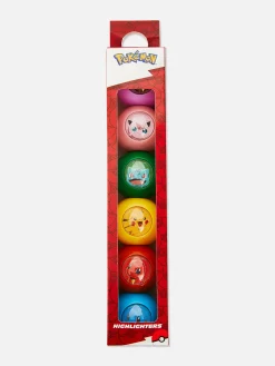 Stapelbare „Pokémon“ Textmarker, 6er-Pack