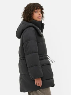 Steppmantel Mit Kapuze