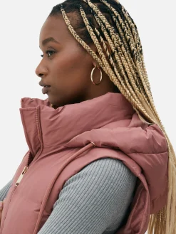 Steppweste Mit Kapuze