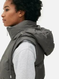 Steppweste Mit Kapuze