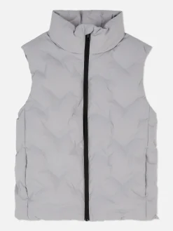 Steppweste Mit Reißverschluss