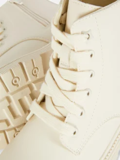 Stiefel Mit Dicker Sohle Und Seitenreißverschluss