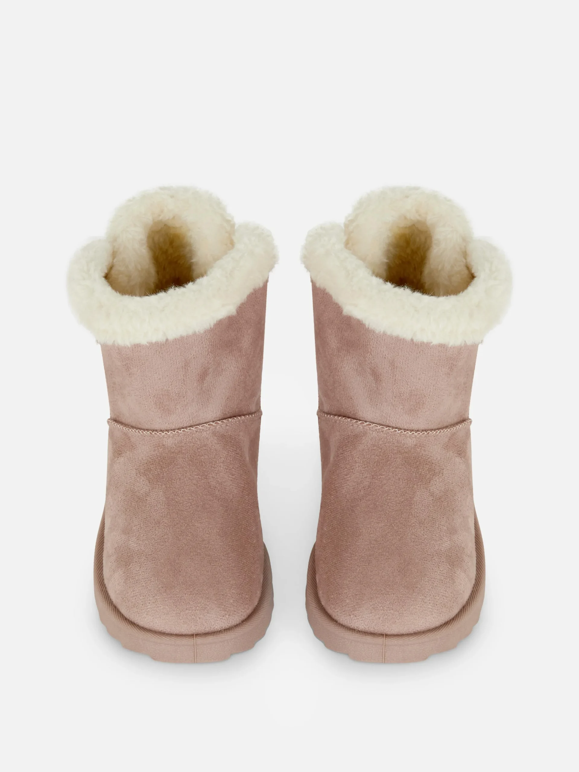 Stiefel Mit Plüschfutter Und Schleife Hinten