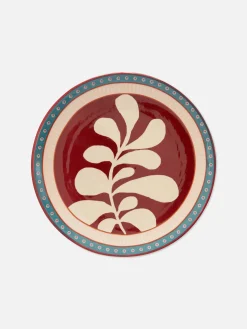 Stilisierter Beilagenteller Mit Blumenmuster