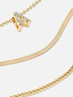 Strassarmbänder Mit Initiale, 3er-Pack