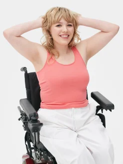 Stretch-Tanktop Mit U-Ausschnitt