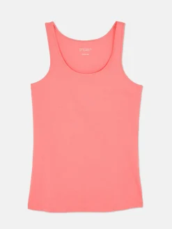 Stretch-Tanktop Mit U-Ausschnitt