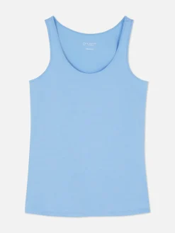 Stretch-Tanktop Mit U-Ausschnitt