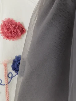 Strickcardigan Und Tutu Im Set