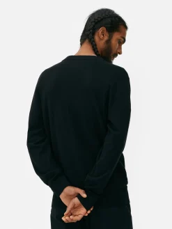 Strickjacke Mit Großen Knöpfen