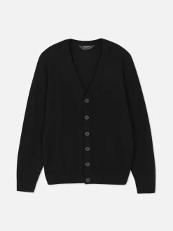 Strickjacke Mit Großen Knöpfen