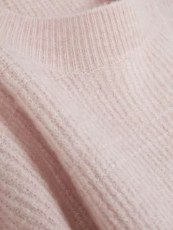 Strickpullover Mit Ärmelbündchen