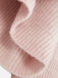 Strickpullover Mit Ärmelbündchen