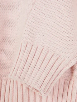 Strickpullover Mit Rundhalsausschnitt