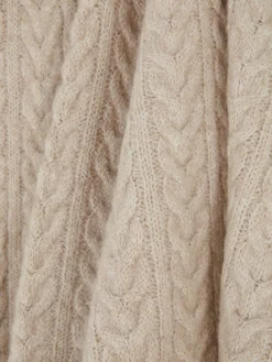 Strickpullover Mit Zopfmuster Und Leggings Im Set