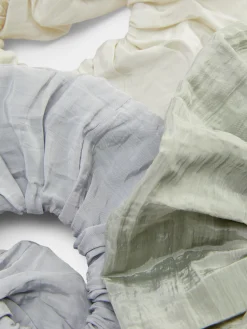 Strukturierte Haargummis, 3er-Pack