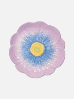 Strukturierter Beilagenteller In Blumenoptik