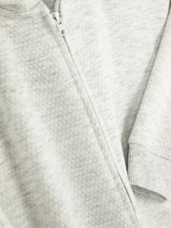 Strukturierter Hoodie Mit Reißverschluss Für Jungen