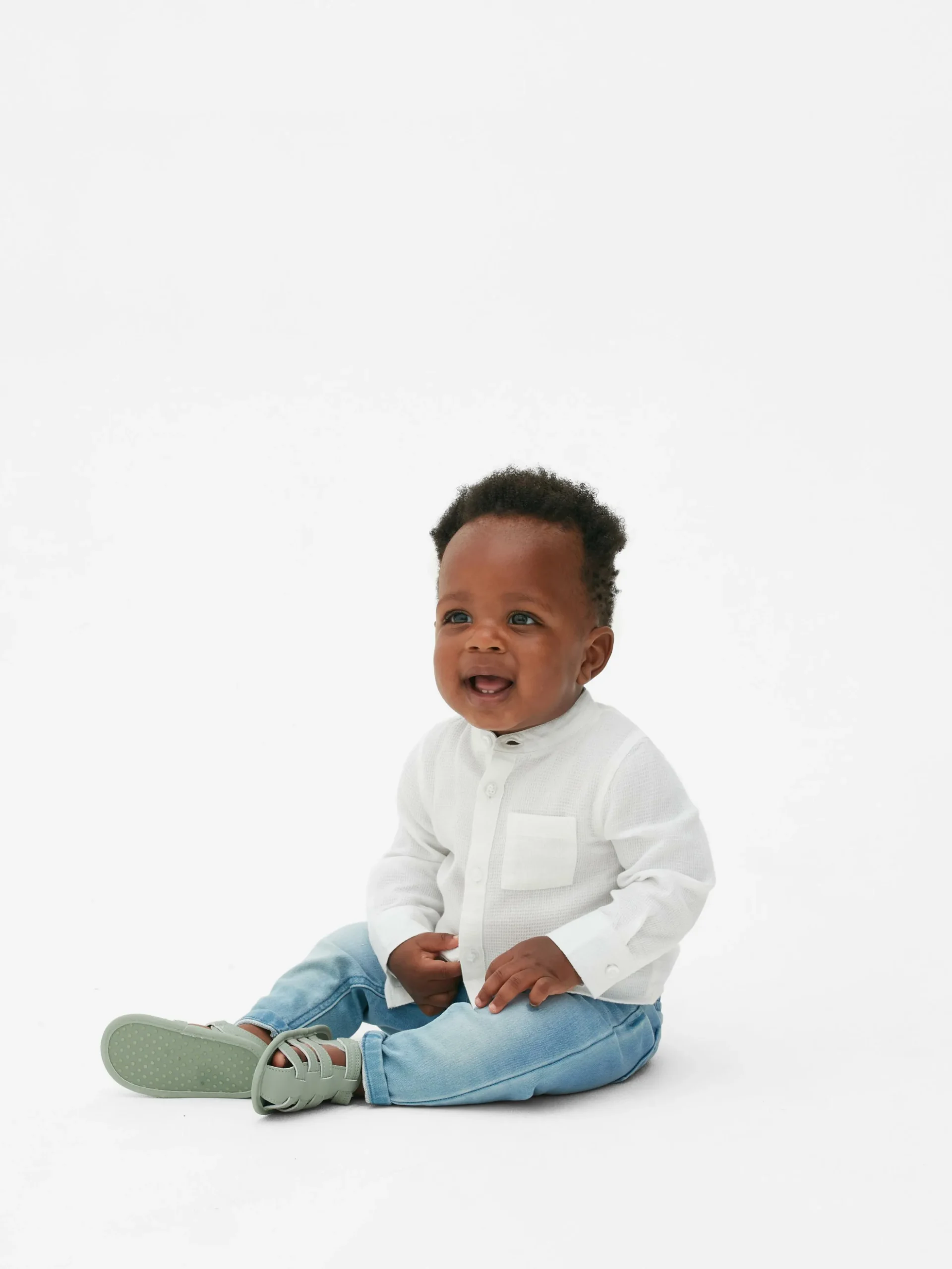 Strukturiertes, Langärmeliges Hemd