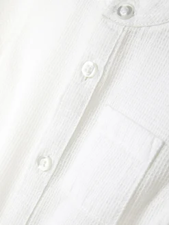 Strukturiertes, Langärmeliges Hemd