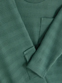 Strukturiertes T-Shirt- Und Cargohosen Im Set