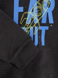 Sweatshirt Mit Rundhalsausschnitt