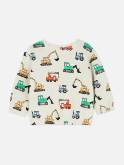 Sweatshirt Mit Rundhalsausschnitt