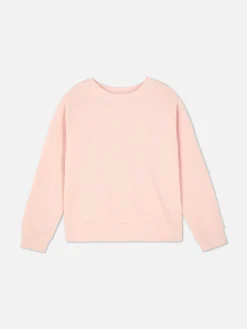 Sweatshirt Mit Rundhalsausschnitt