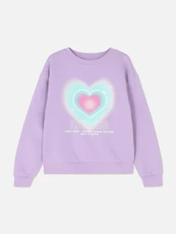 Sweatshirt Mit Rundhalsausschnitt