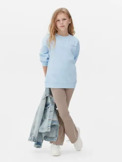 Sweatshirt Mit Rundhalsausschnitt