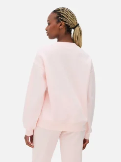 Sweatshirt Mit Slogan Und Rundhalsausschnitt