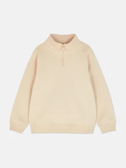 Sweatshirt Mit Trichterkragen Und Reißverschluss