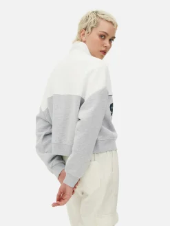 Sweatshirt Mit Trichterkragen Und Grafik