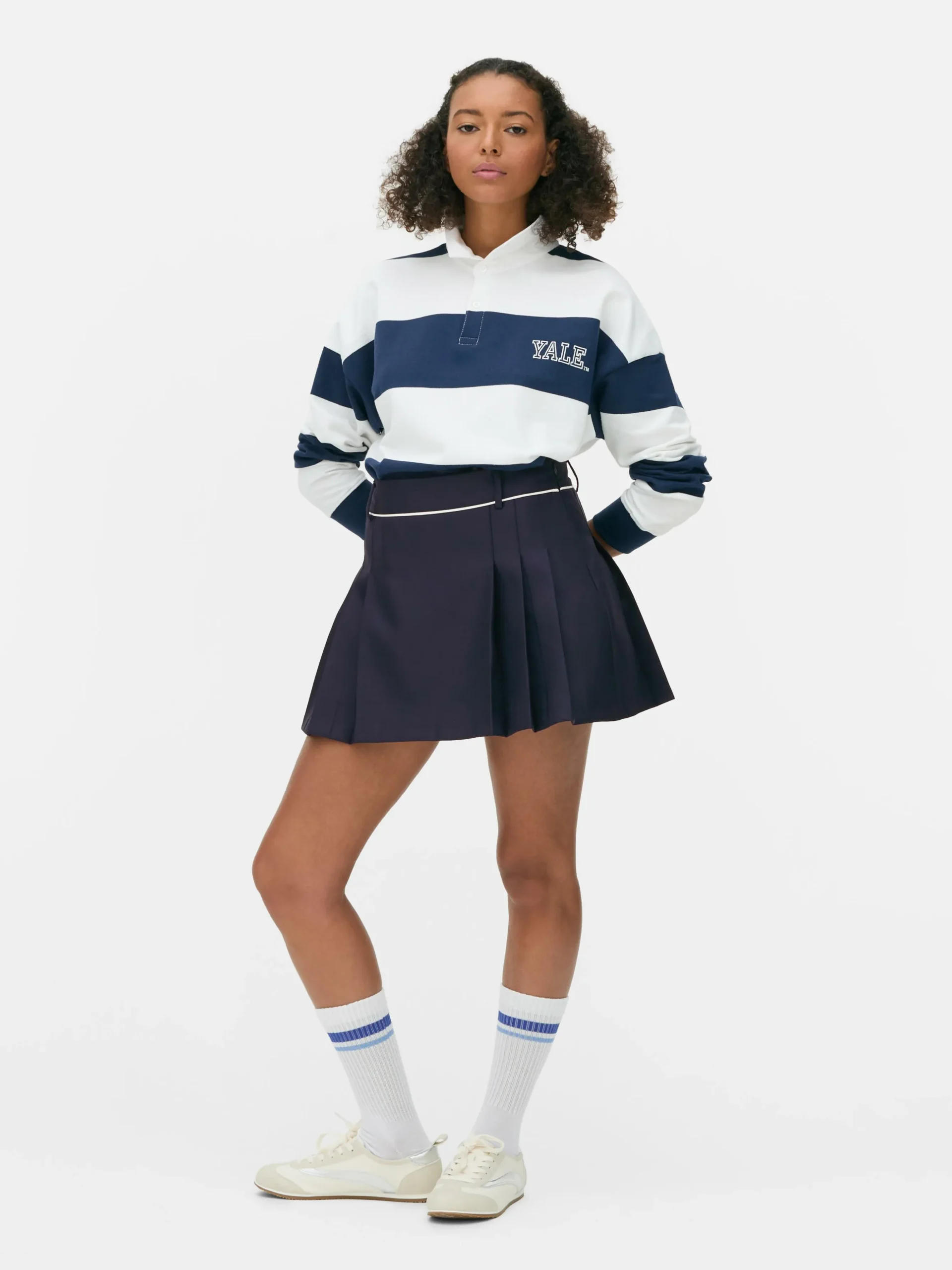 Tennis-Minirock Mit Falten