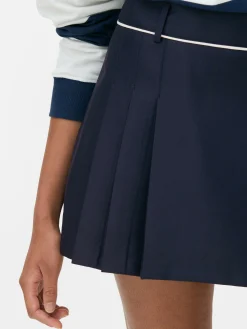 Tennis-Minirock Mit Falten