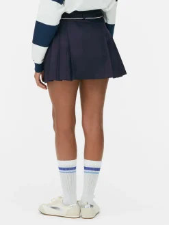 Tennis-Minirock Mit Falten