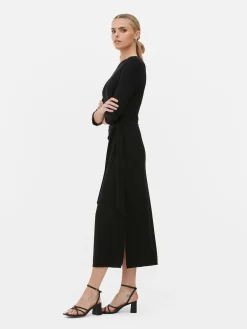 „The Edit“ Jerseykleid Zum Binden