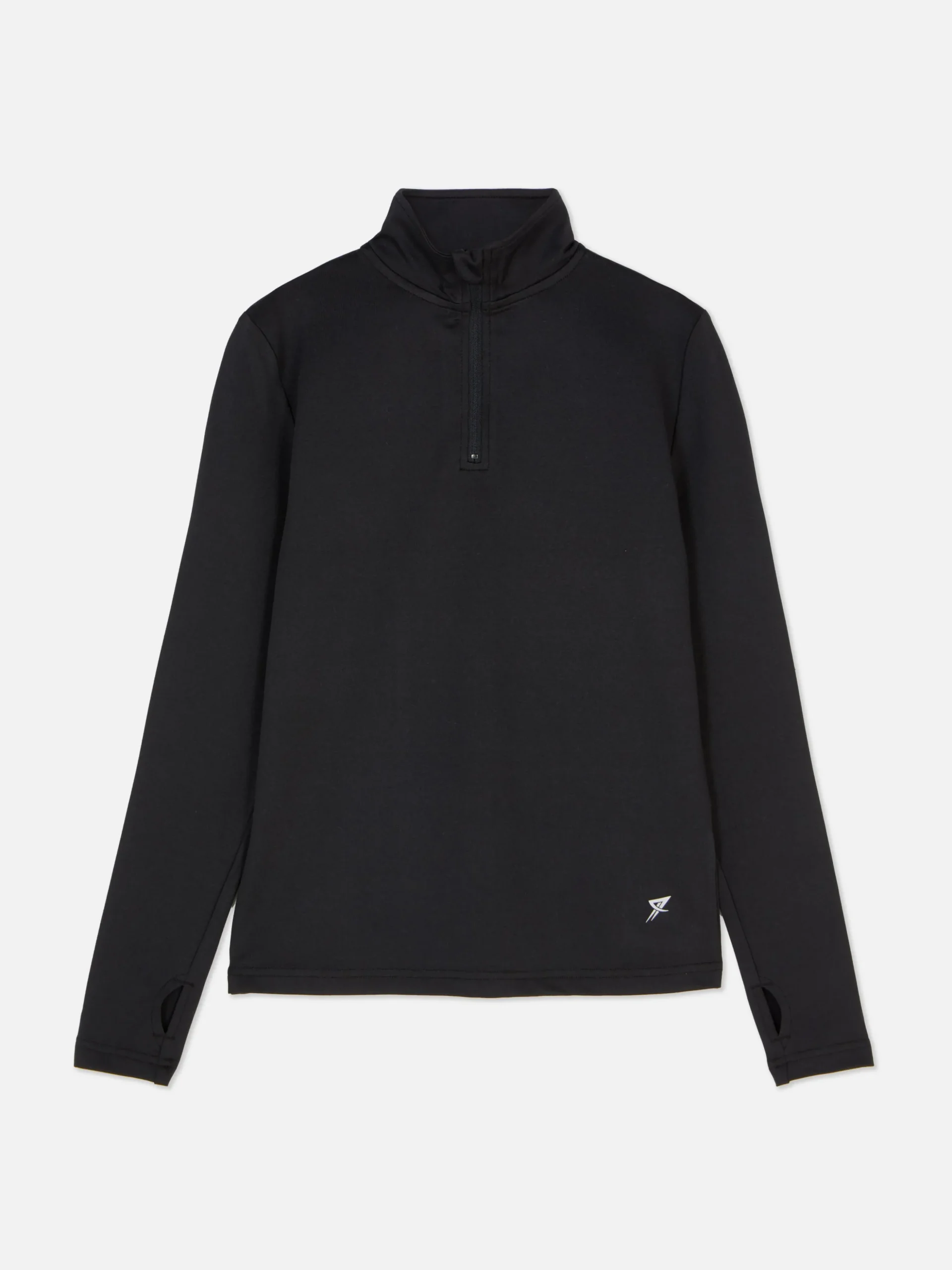 Trainingstop Mit Viertelreißverschluss Und Daumenlöchern