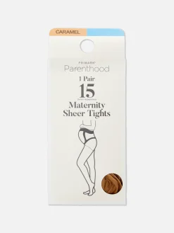 Transparente Umstandsstrumpfhose, 15 Den