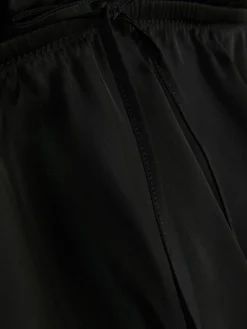 Triangel-Bralette-BH Aus Satin Mit Fließendem Volant