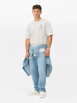 T-Shirt Mit Floralem Tokio-Print