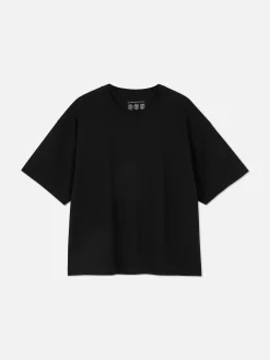 T-Shirt Mit Geradem Schnitt