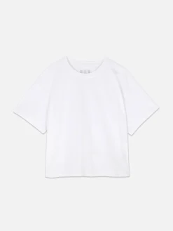 T-Shirt Mit Geradem Schnitt