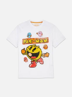 T-Shirt Mit „Pac-Man“ Grafik