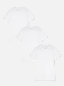 T-Shirts Mit Rundhalsausschnitt, 3er-Pack
