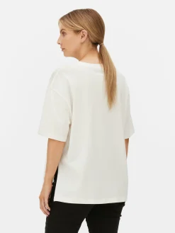 Umstands-T-Shirt Mit Slogan