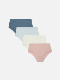 Verschiedene Slips Mit Mittlerer Leibhöhe, 4er-Pack