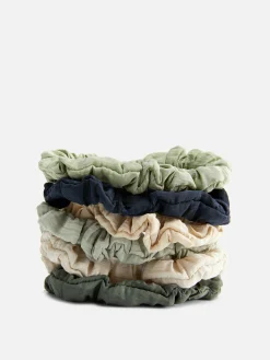 Weiche Mikro-Haargummis, 6er-Pack